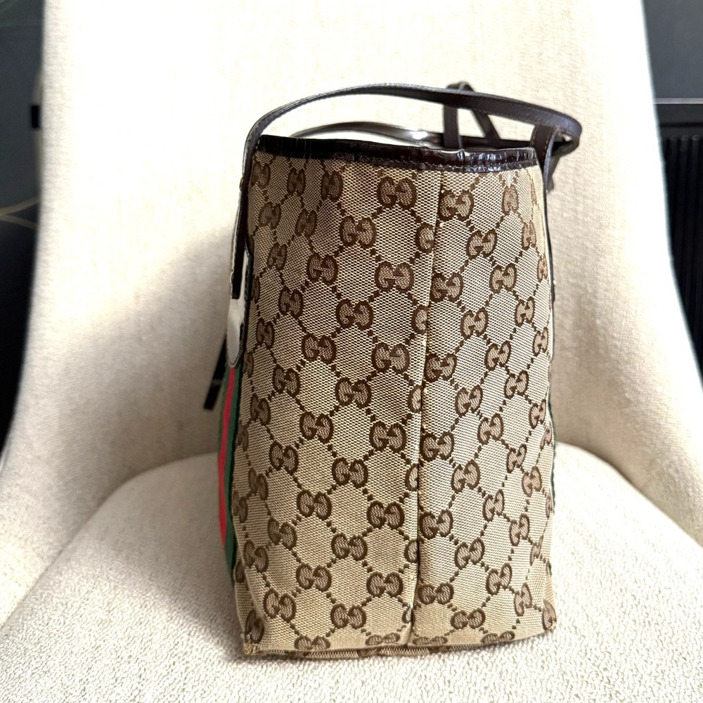Authentic Gucci GG Canvas Jolicoeur Tote bag - Picture 7 of 16